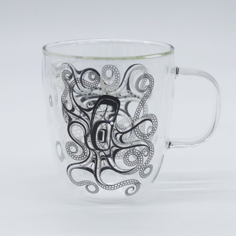 OctopusDoubleWalledGlassMug