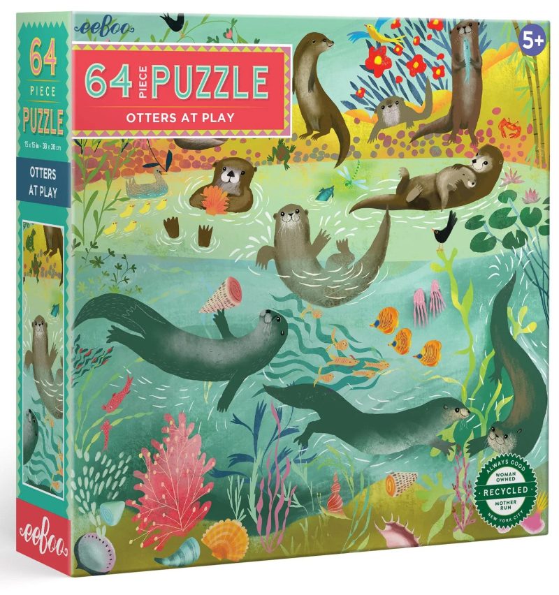 OttersatPlay64pcPuzzle